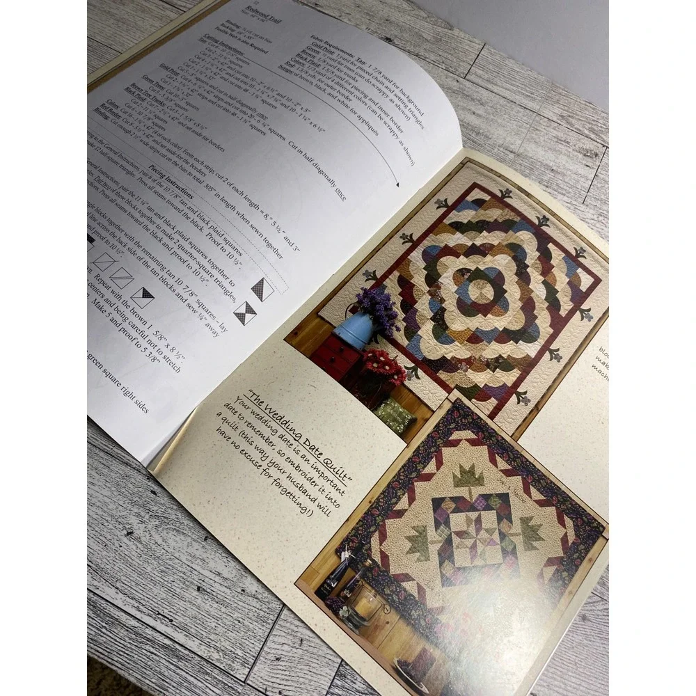 Once Upon A Summer Heather Mulder Peterson 2004 Quilt Pattern Book Anka Treasure